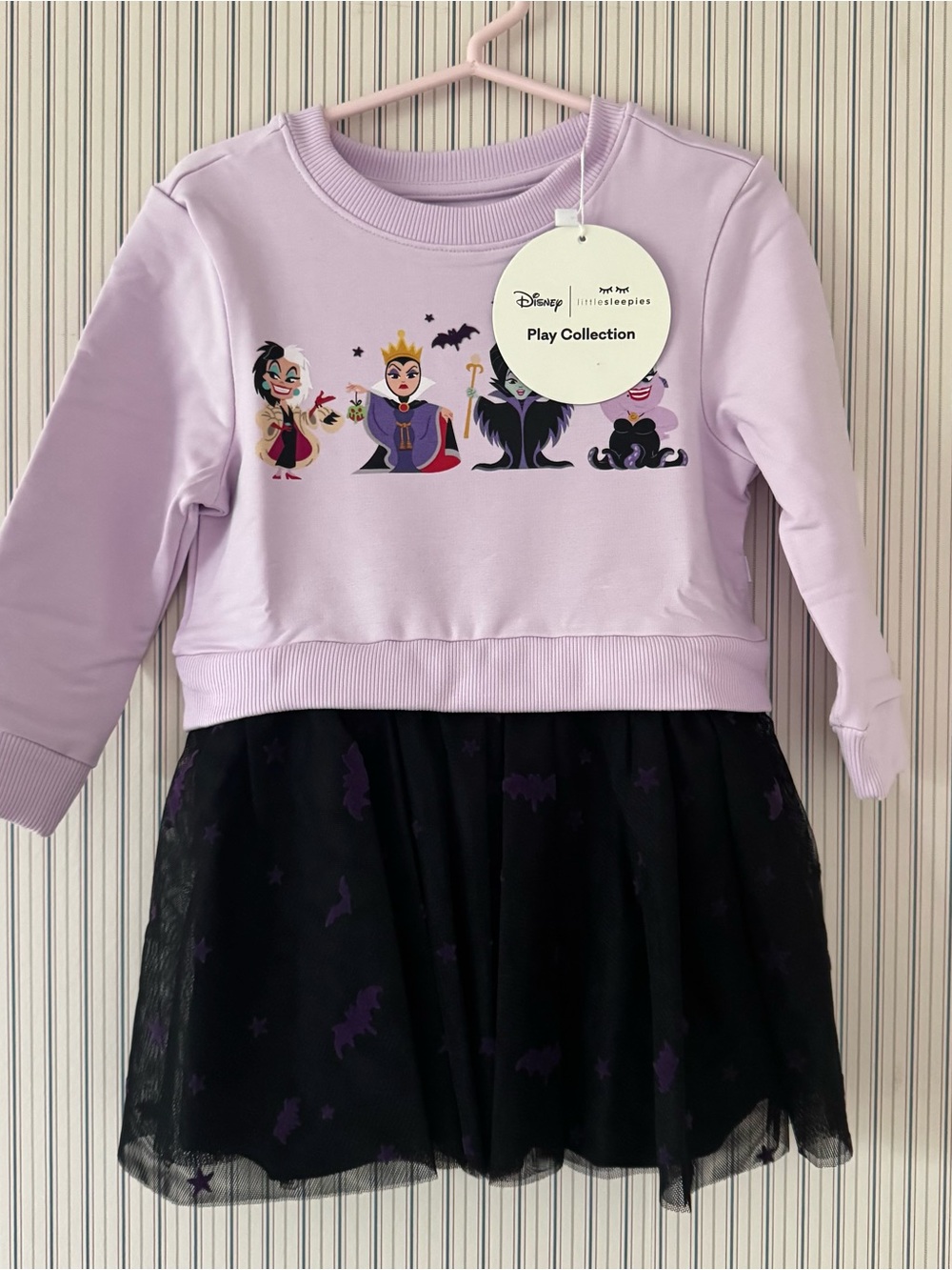 Disney Girls' Lilac Villains Dress - Play Collection